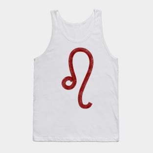 Red Leo Tank Top